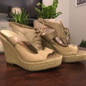 Cole Haan Cutout woven wedge